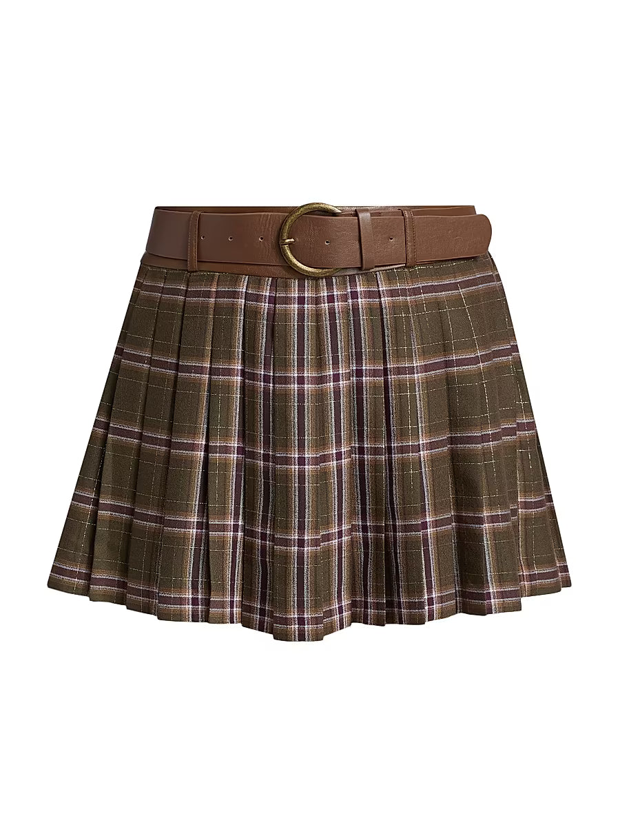 Plaid Derrick Skirt