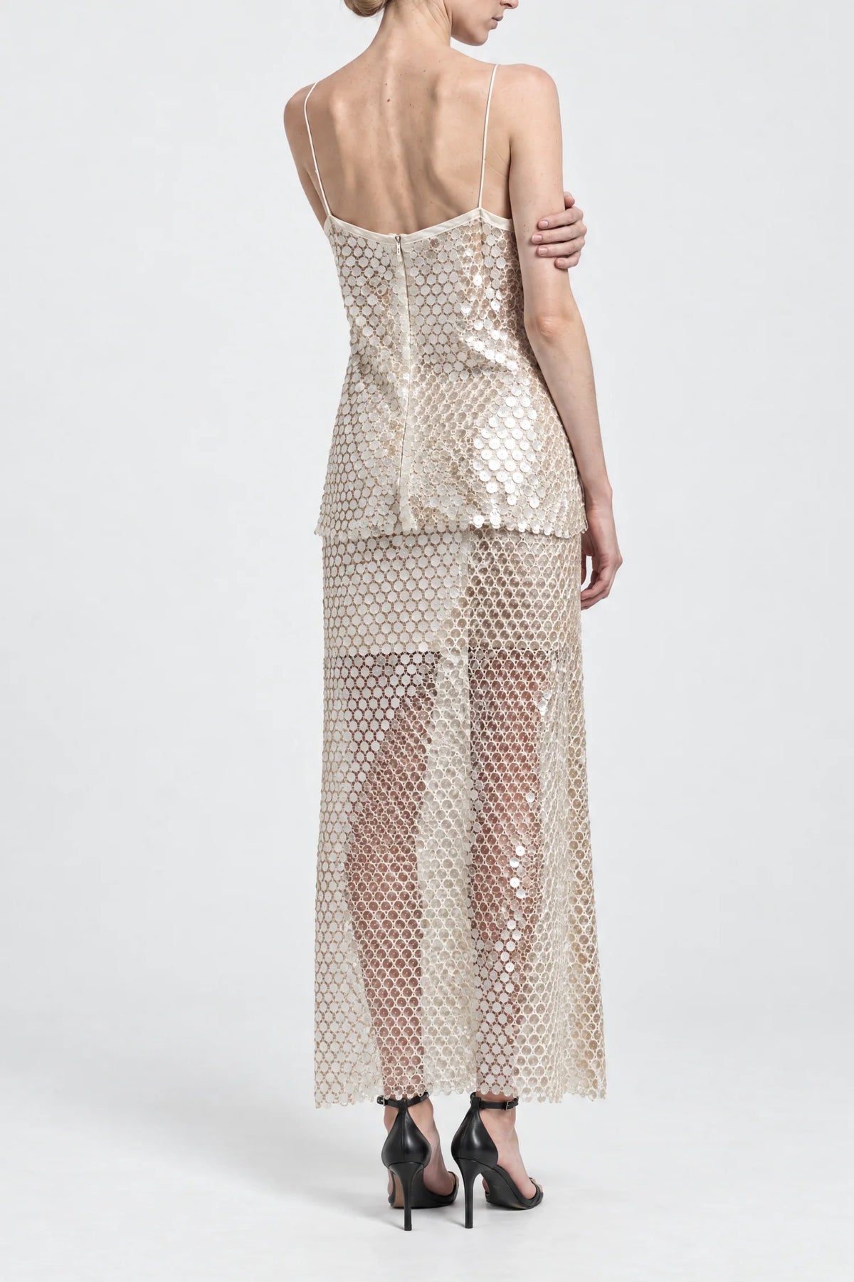 Ivy Pearlized Sequin Skirt