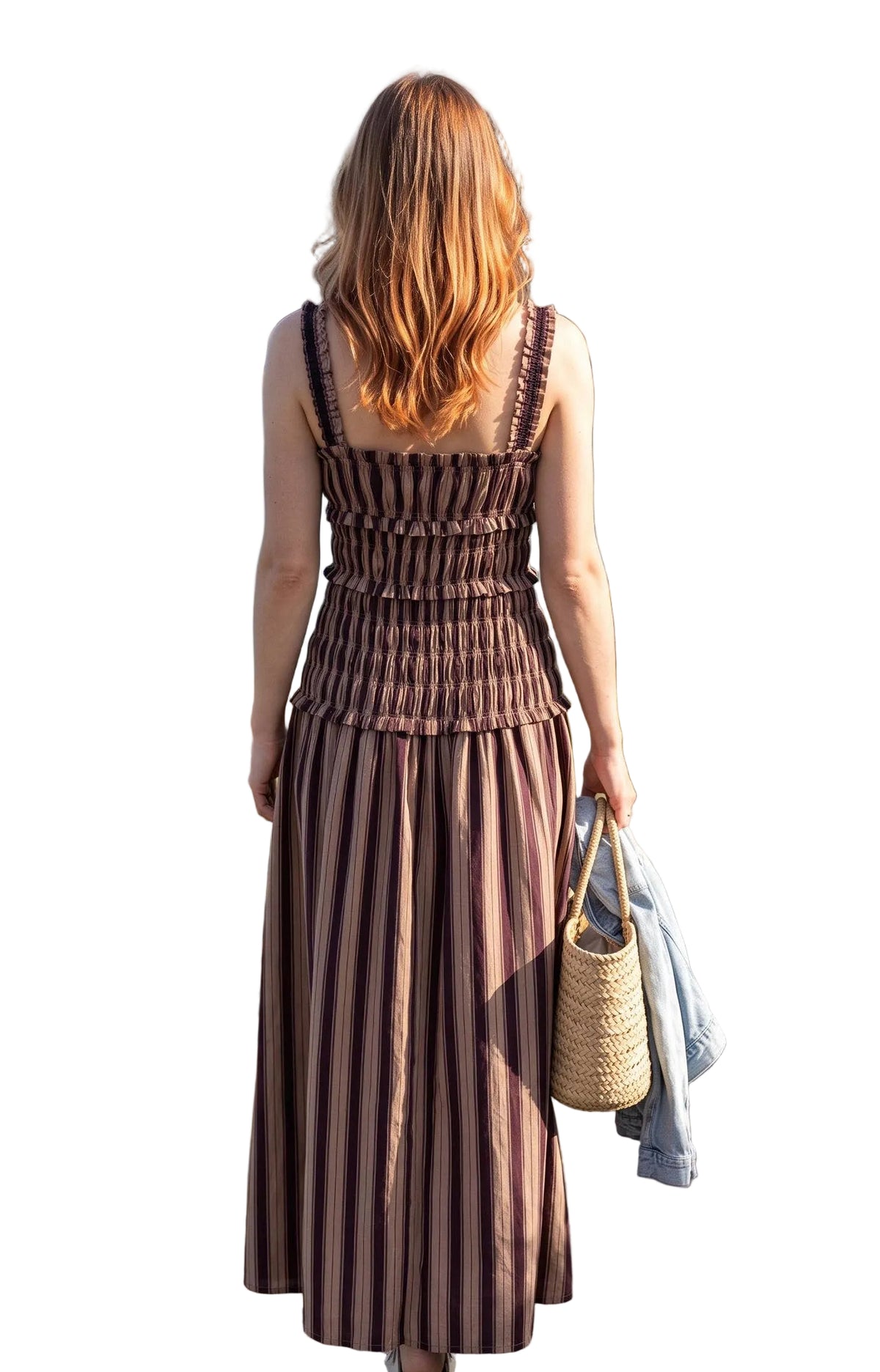 Willa Ruffle Strap Maxi Dress