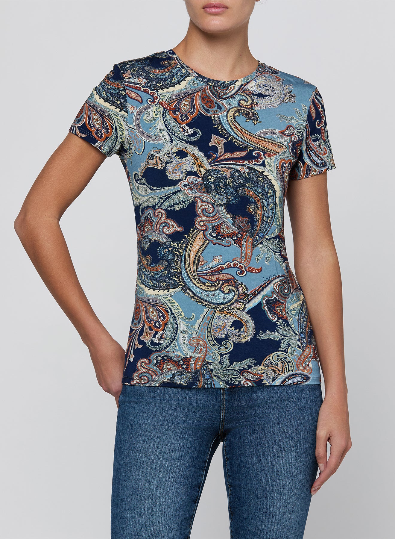 Ressi Short Sleeve Crew Neck Tee