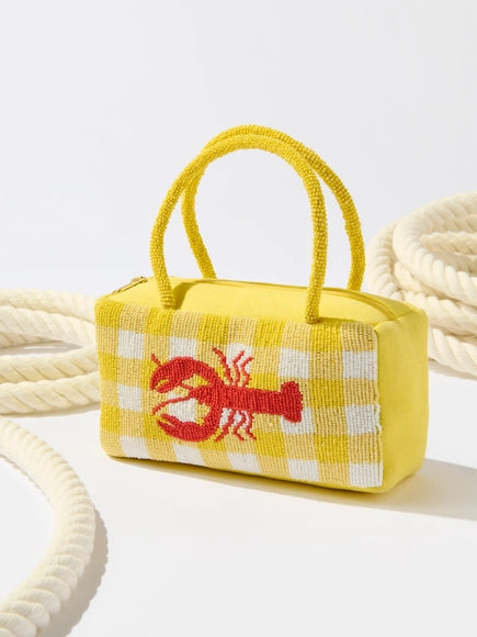 Beaded Fish Mini Bag