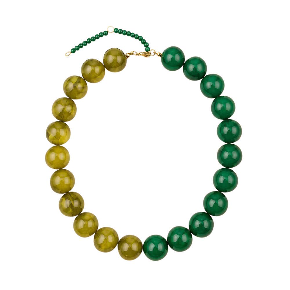 Wrenley 2-Tone Beaded Necklace