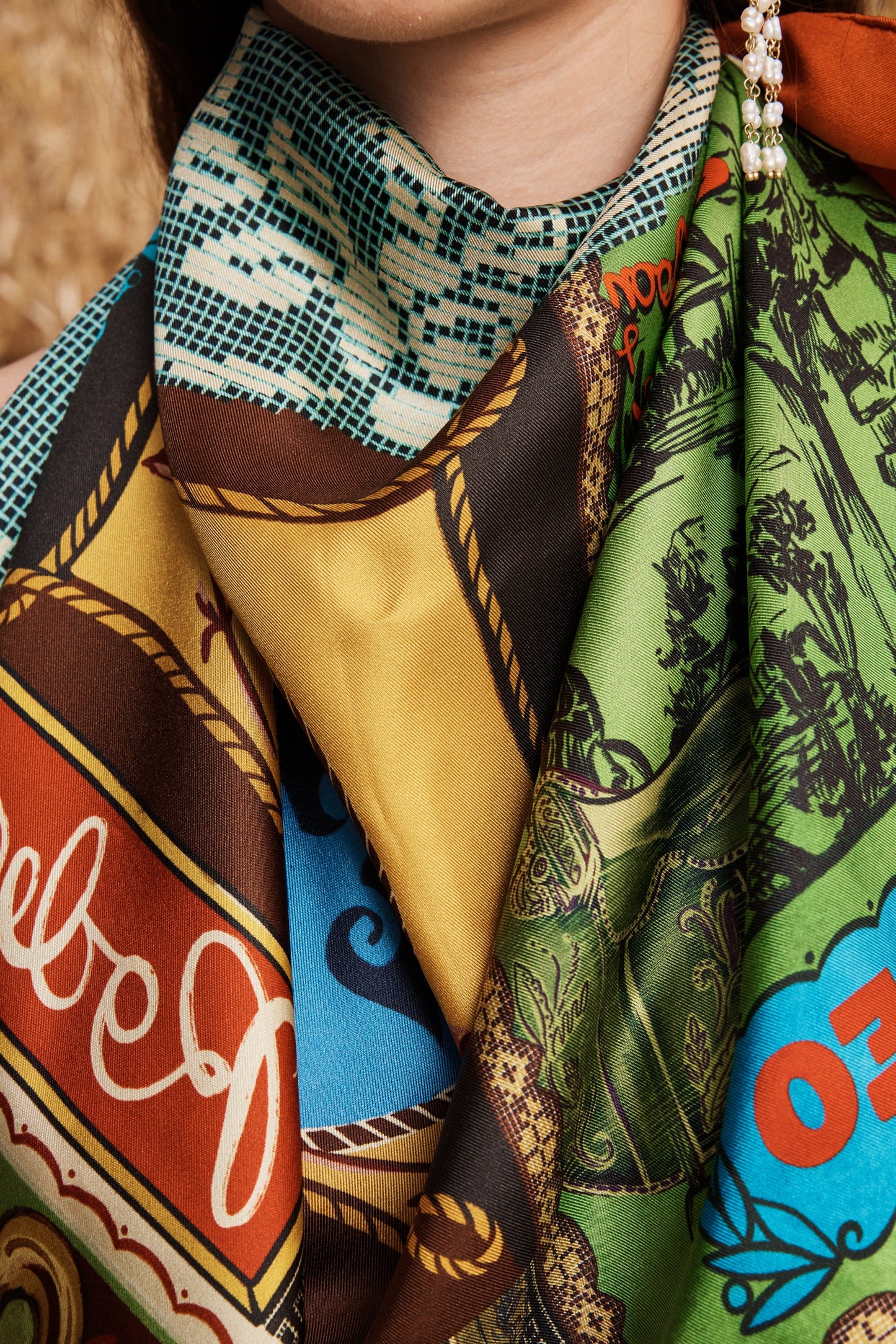 Ace Silk Scarf