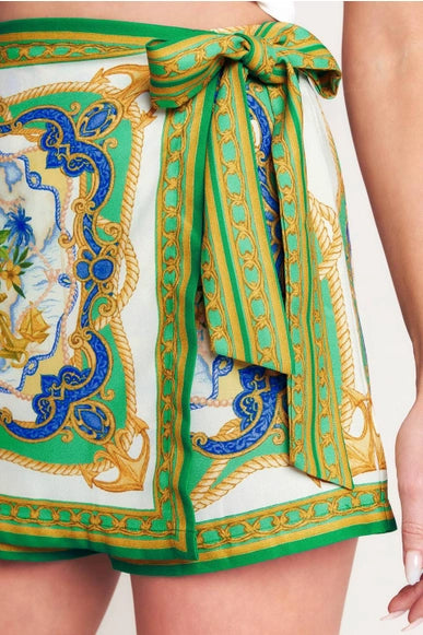 Vintage Heiress Woven Skort