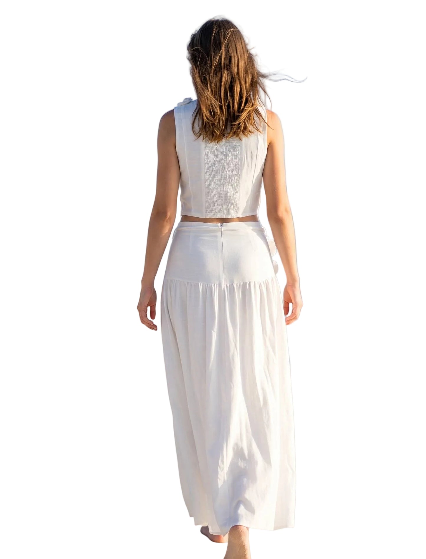 Sam Floral Crop Top and Skirt Set