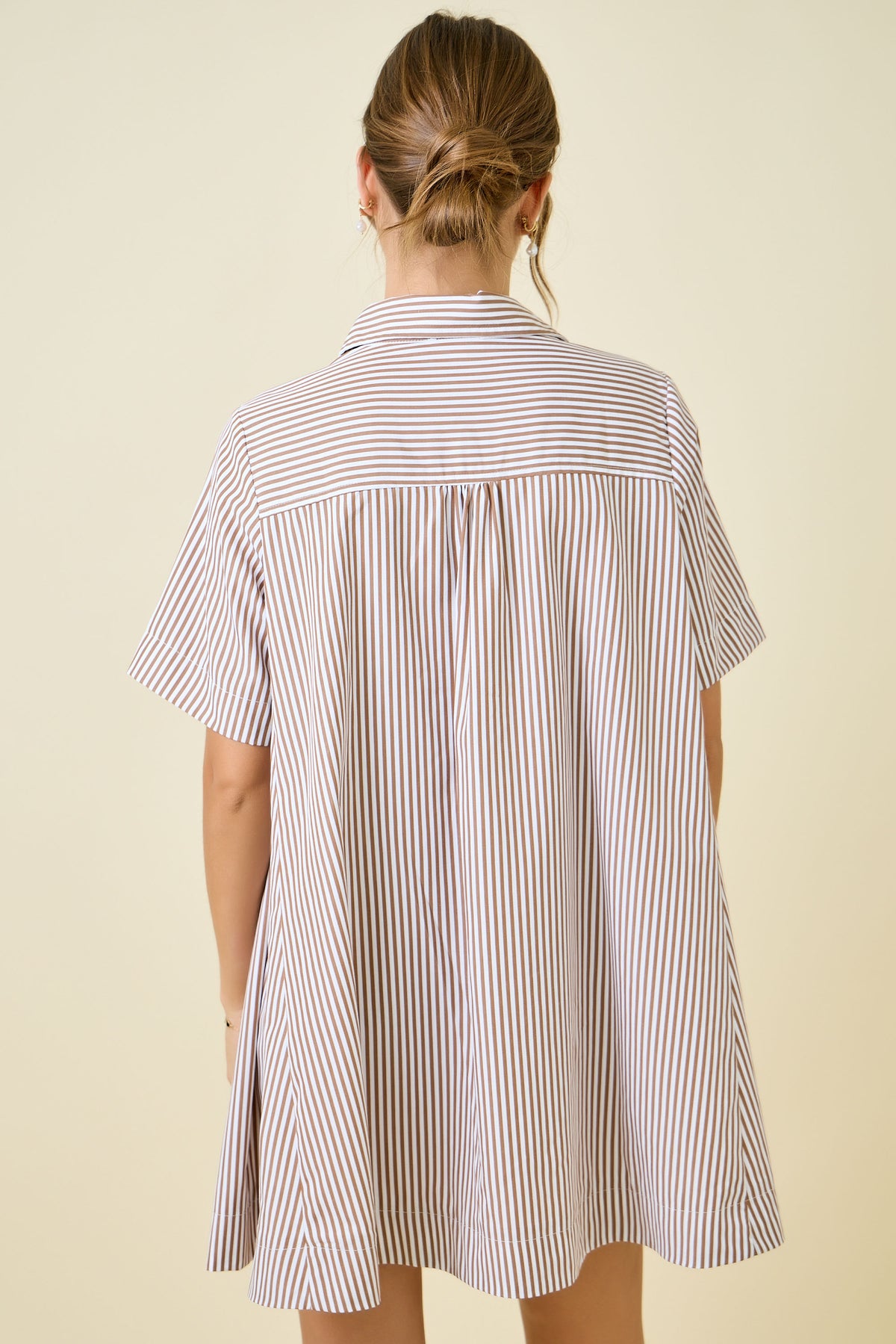 Lulu A-Line Shirt Swing Dress