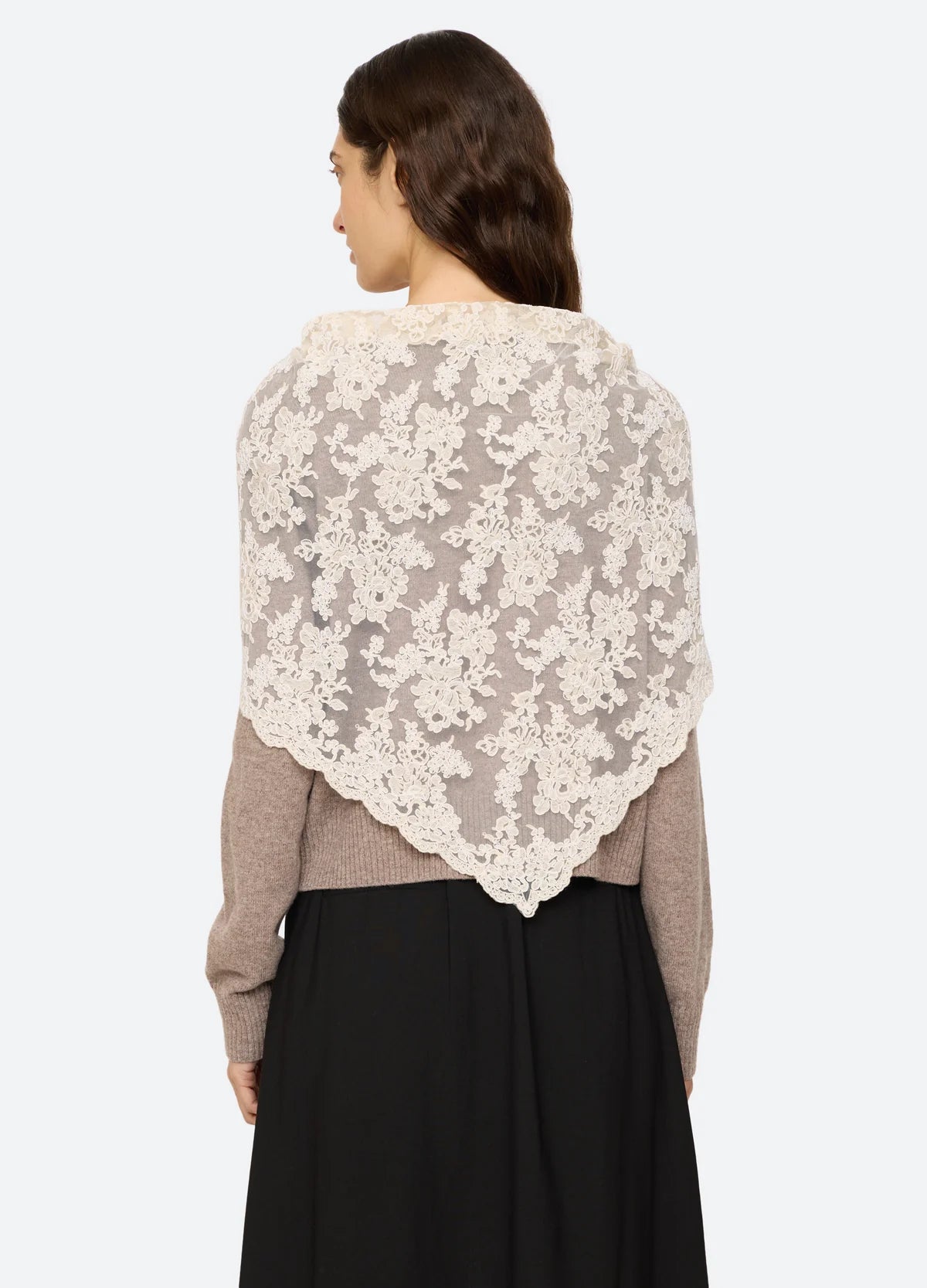 Kirra Lace Cardigan W/ Scarf