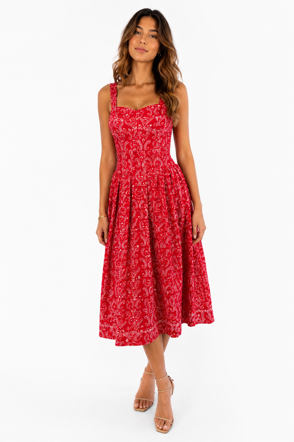 Sweetheart Midi Dress