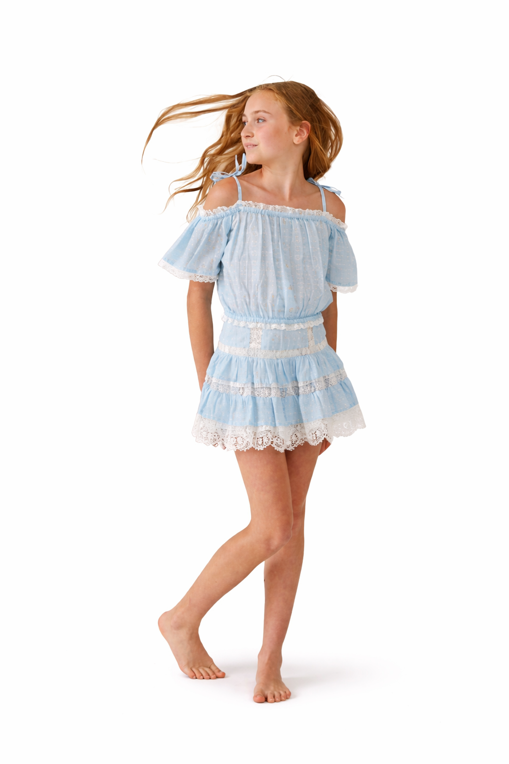 Girls Luna Heart Mini Skirt
