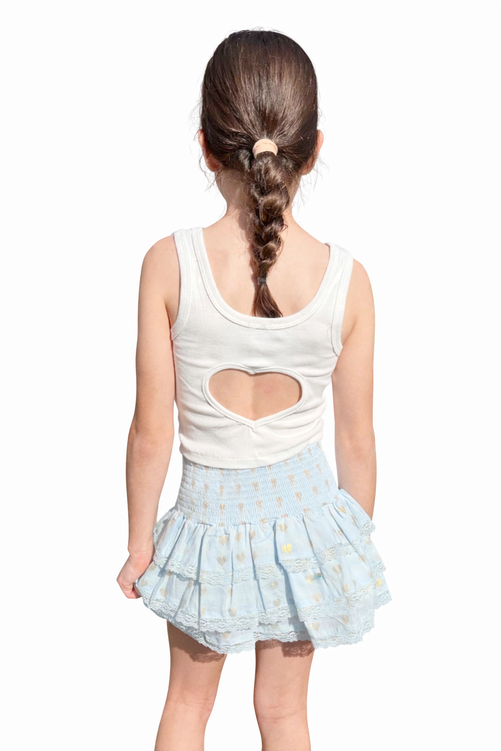 Girls Harlow Heart Cut Out Tank