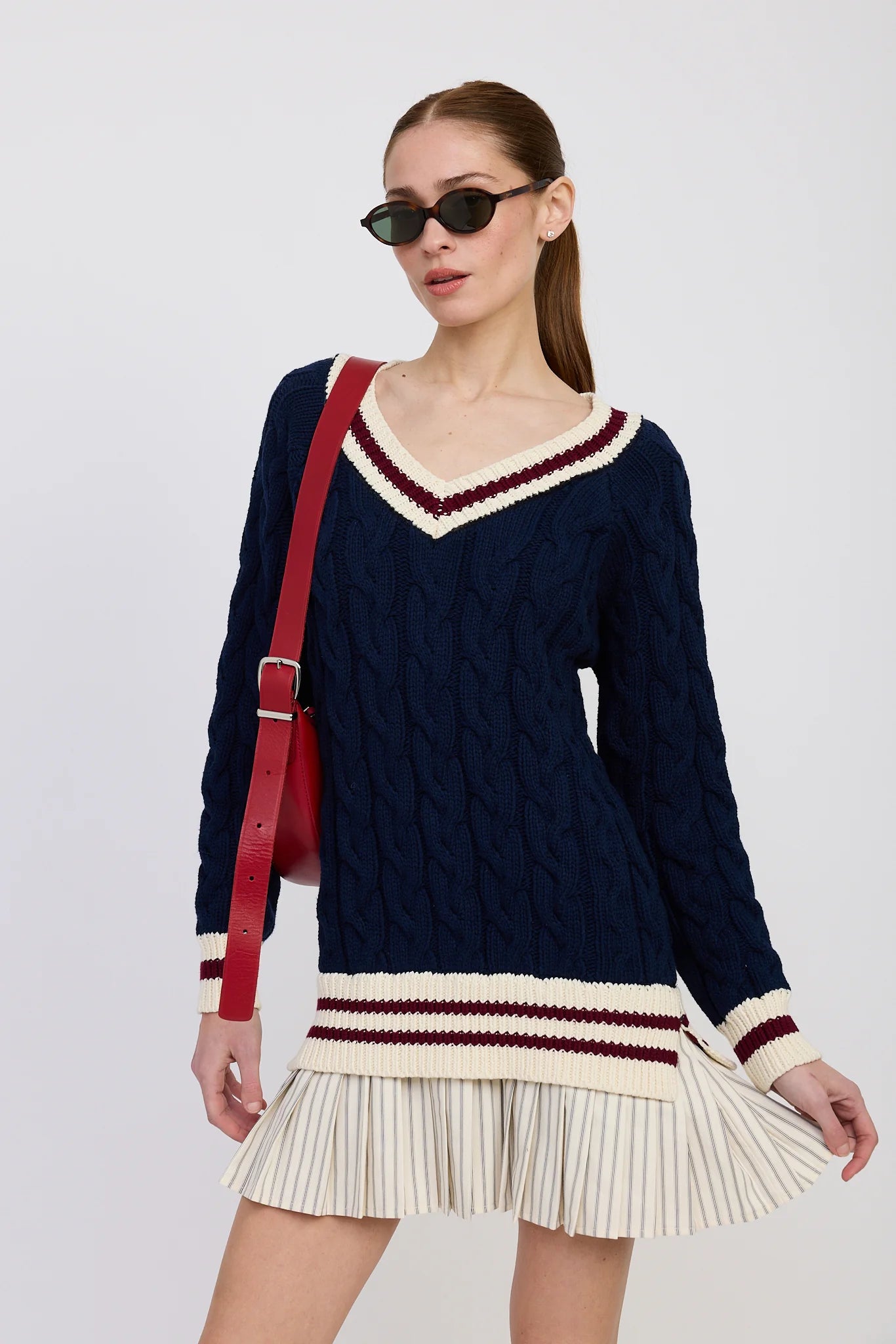 Knox Mixed Media Mini Dress