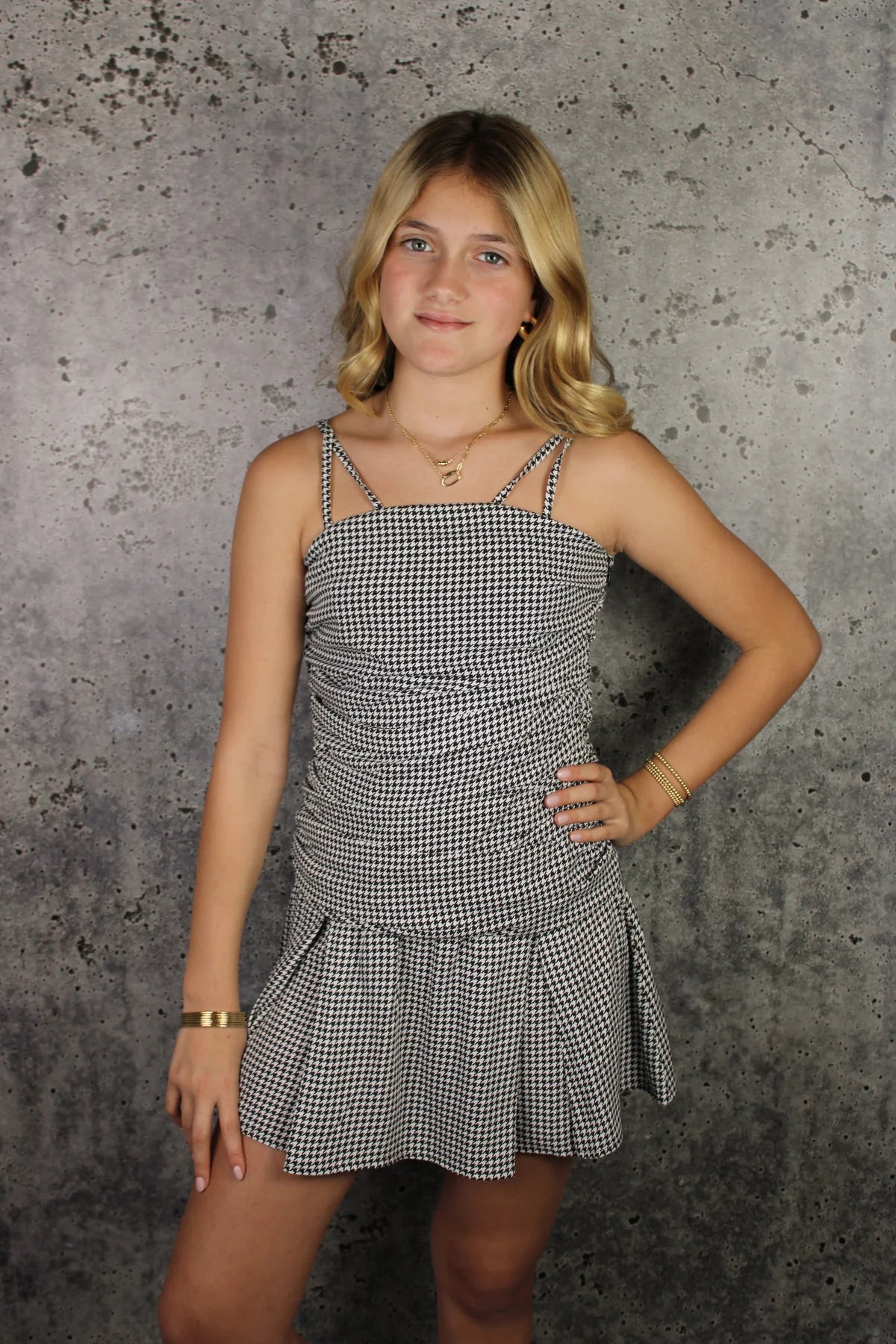 Girls Double Strap Dress