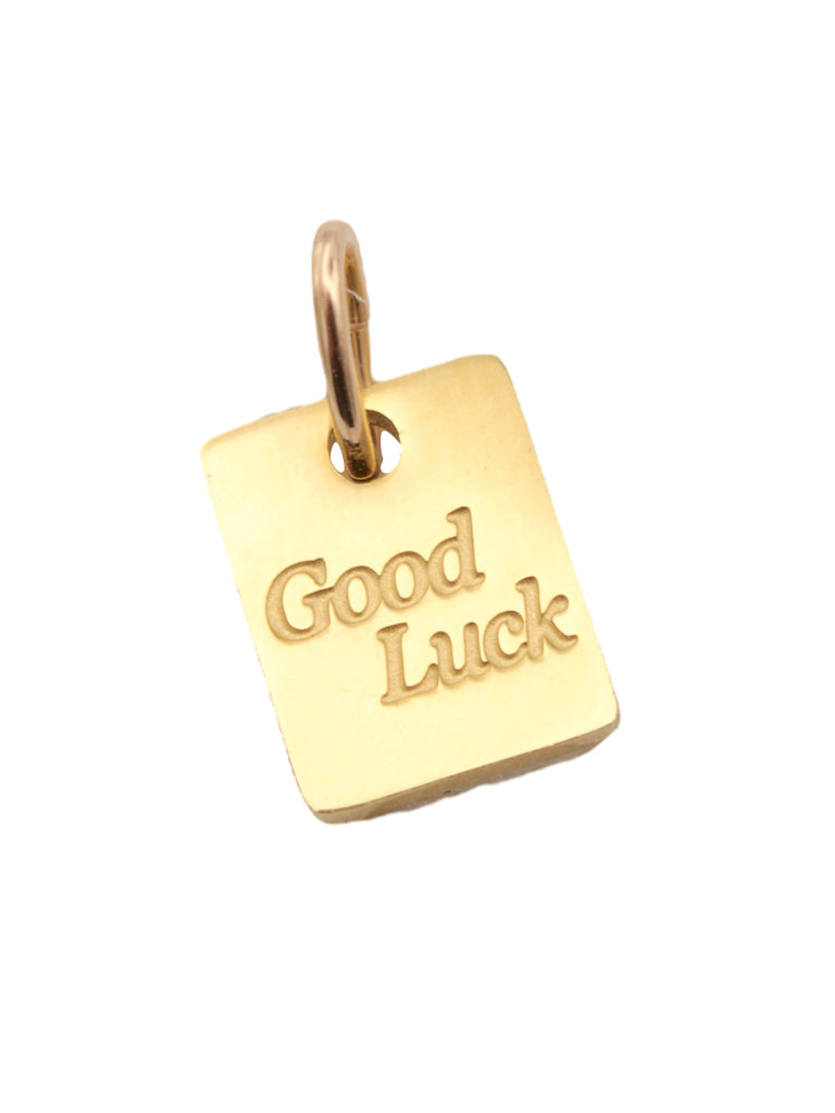 Good Luck Note Charm