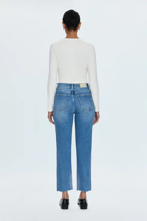 Charlie High Rise Classic Straight Jean