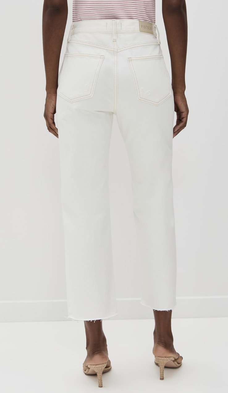 Cassie Crop Super High Rise Straight Crop Jean