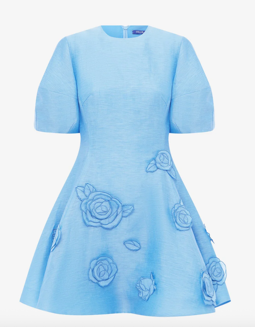 Simona Appliqué Mini Dress