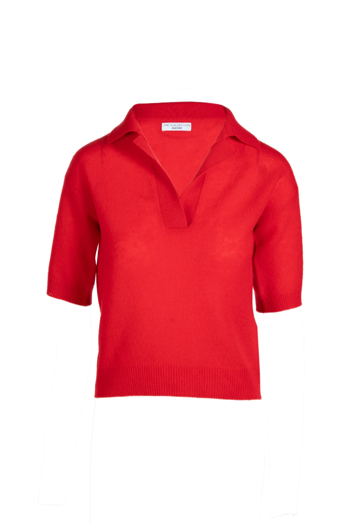 Cloud Cashmere Short Sleeve Polo
