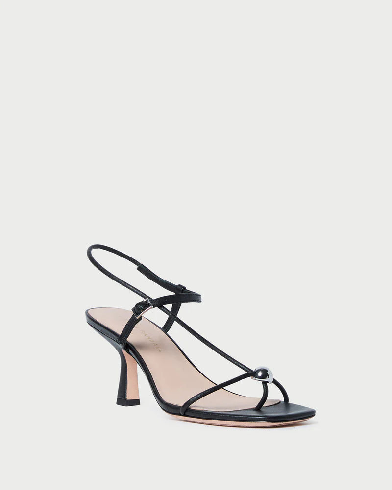 Triana Strappy Mid-Heel Sandal with Ball
