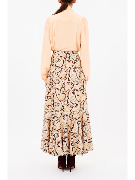 Sabina Faux Wrap Skirt