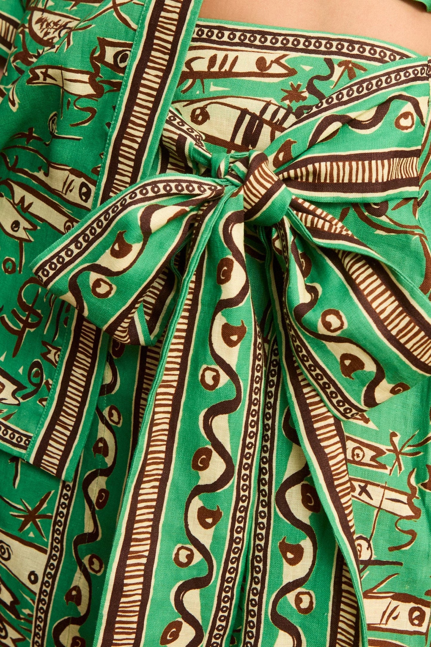 Fish Sticks Sarong Skirt
