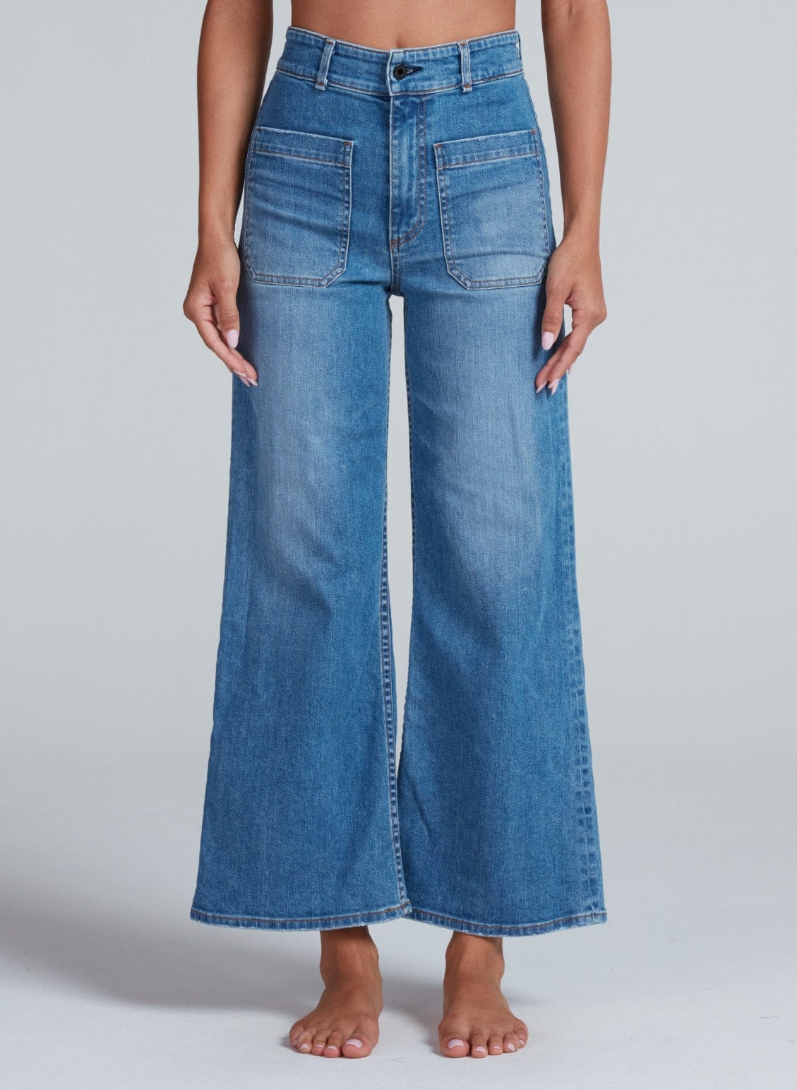 Cropped Sailor Jeans