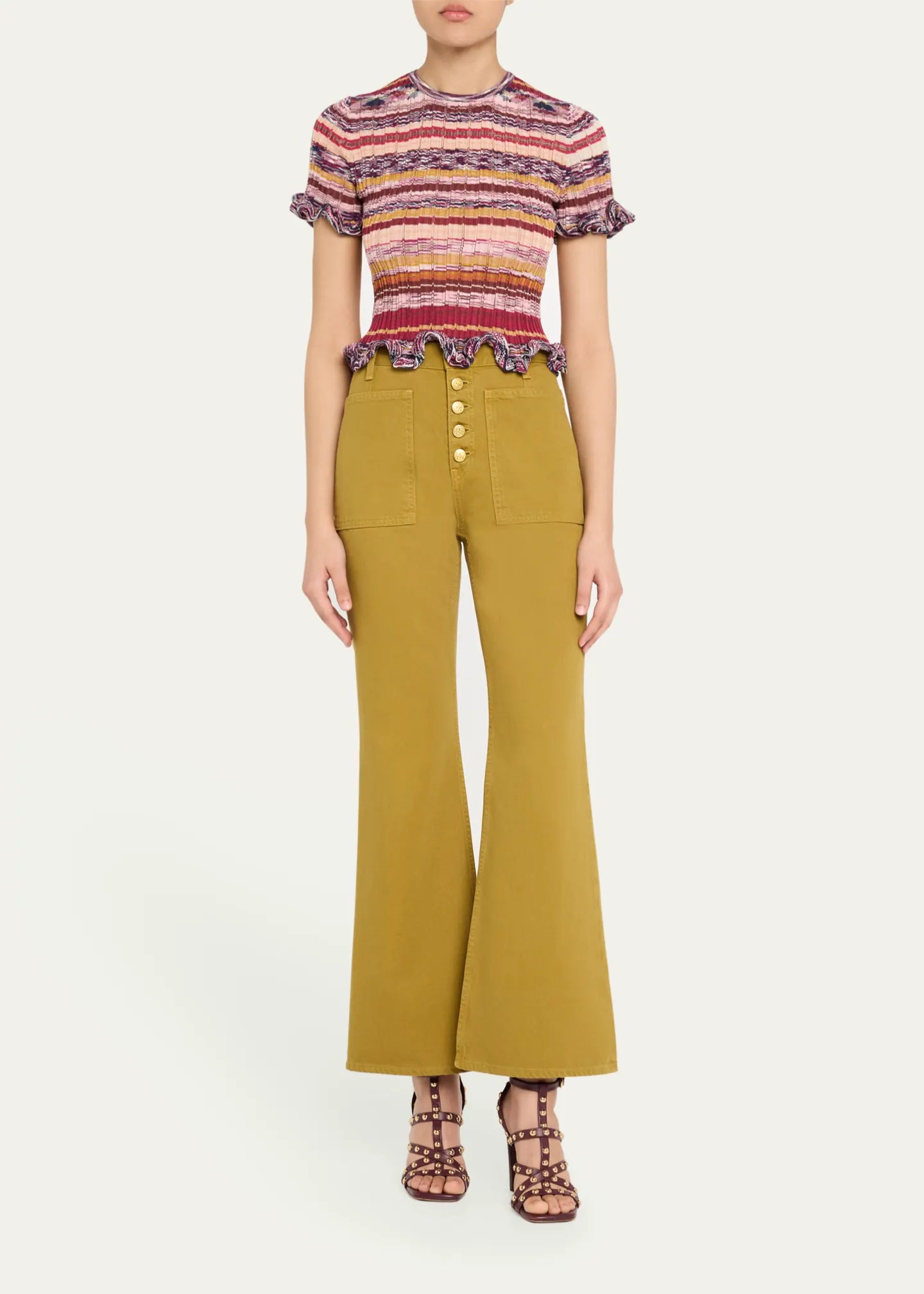 Miya Short Sleeve Knit Top