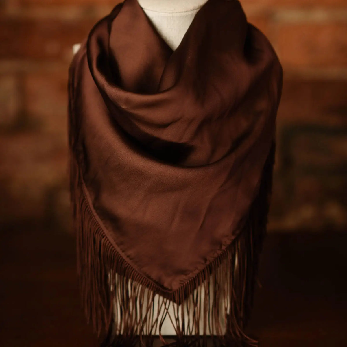 Solid Fringe Scarf