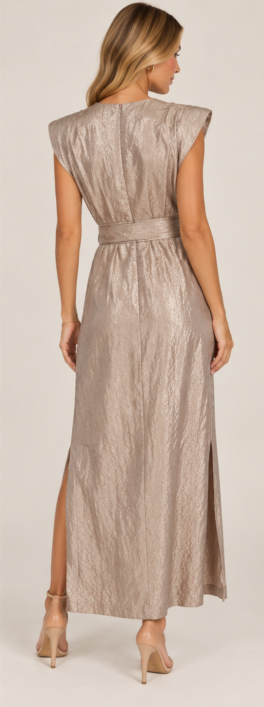 Beverly Dress Soft Metallic