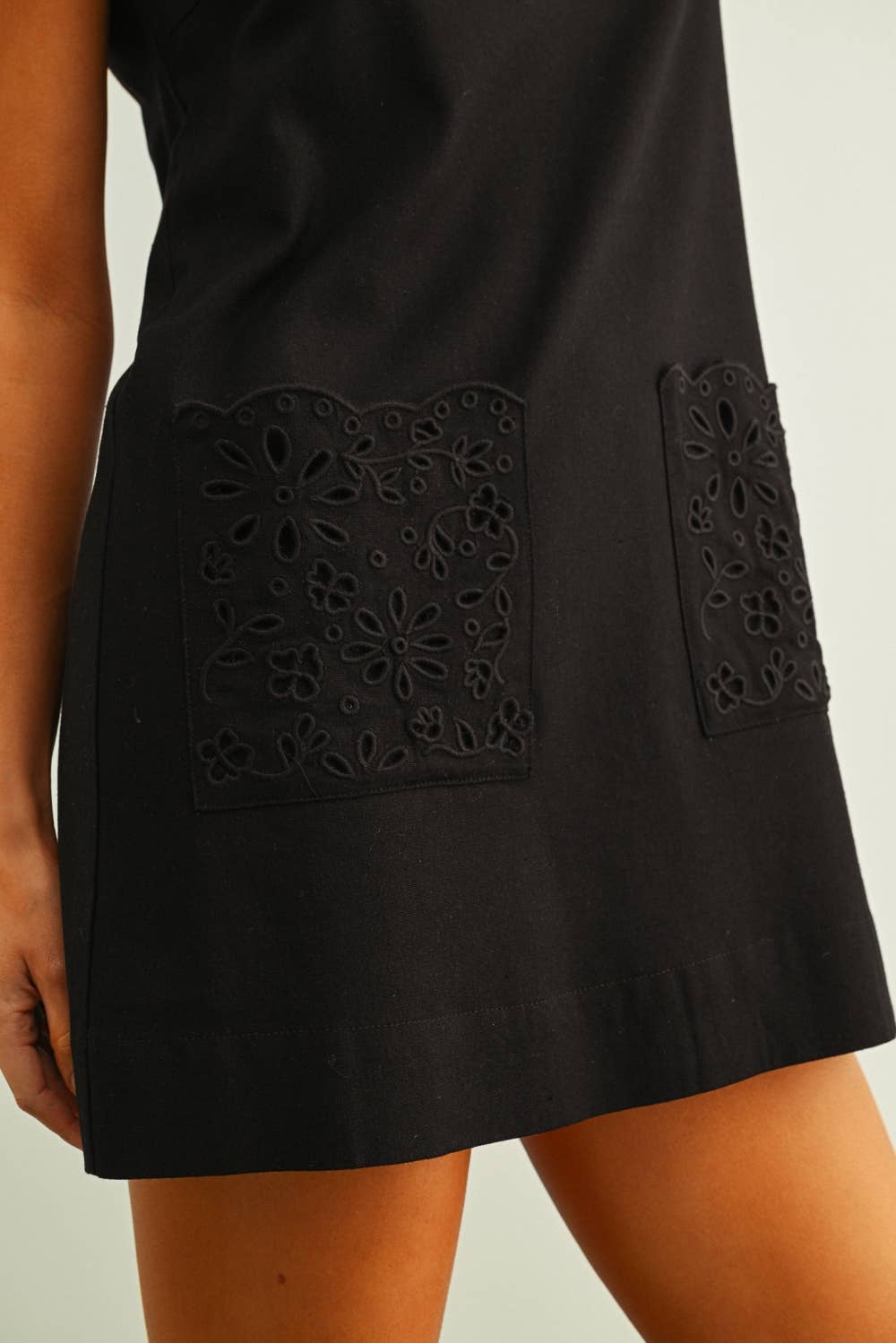 Wren Square Neck Linen Dress
