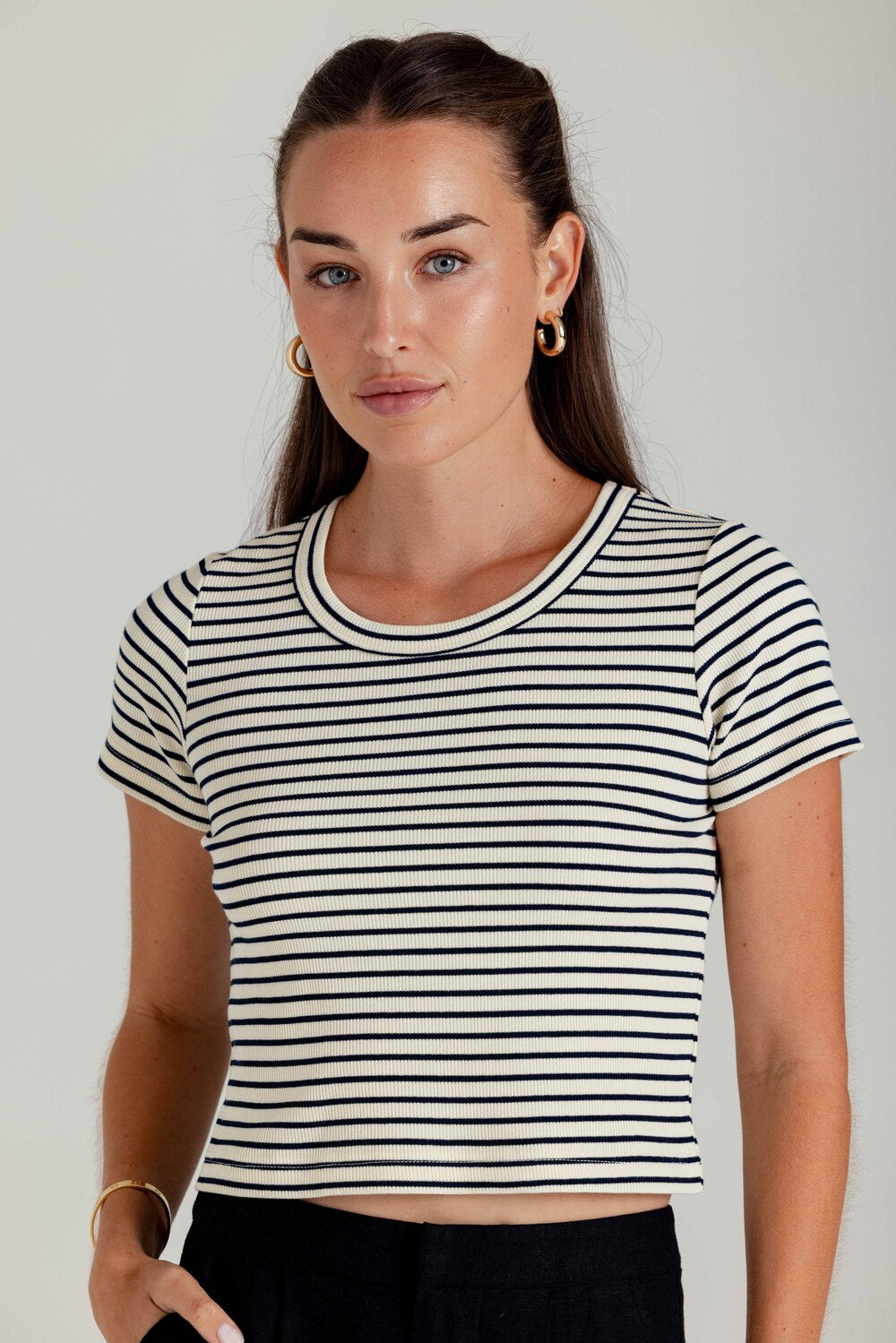 Stripe Brother Tee