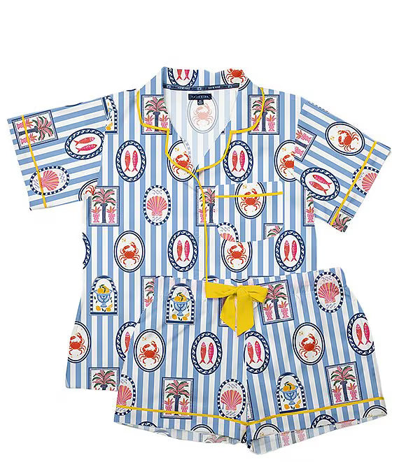Amalfi Pajama Shorts Set