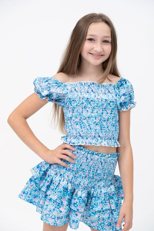 Milly Top and Skirt Set