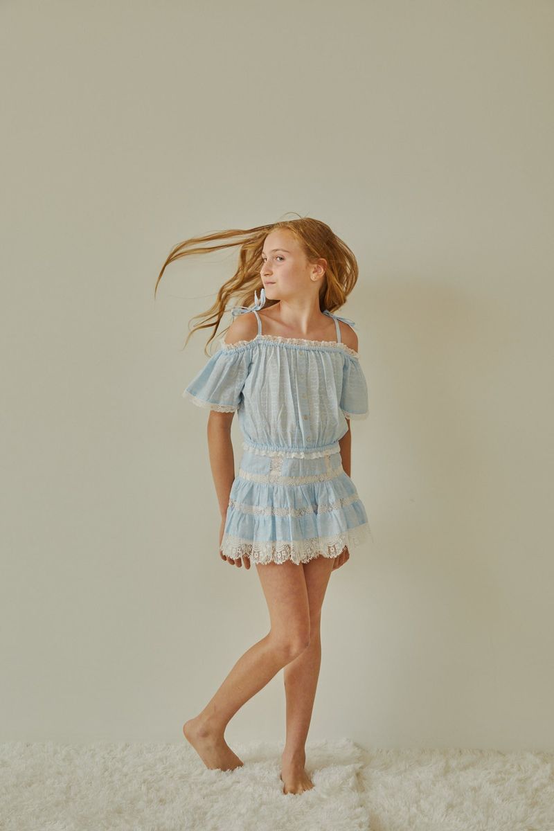 Girls Luna Heart Mini Skirt