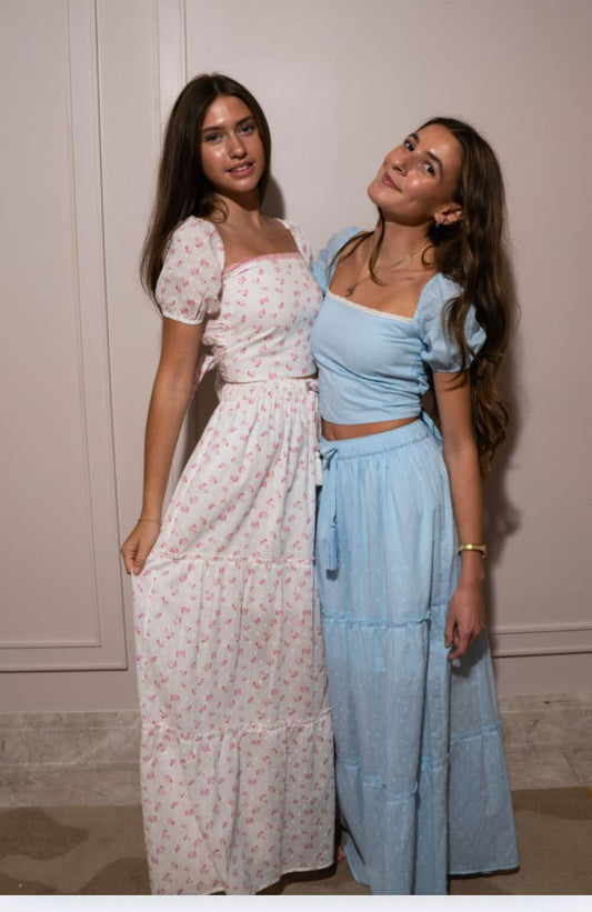 Girls Bella Ditsy Maxi Skirts