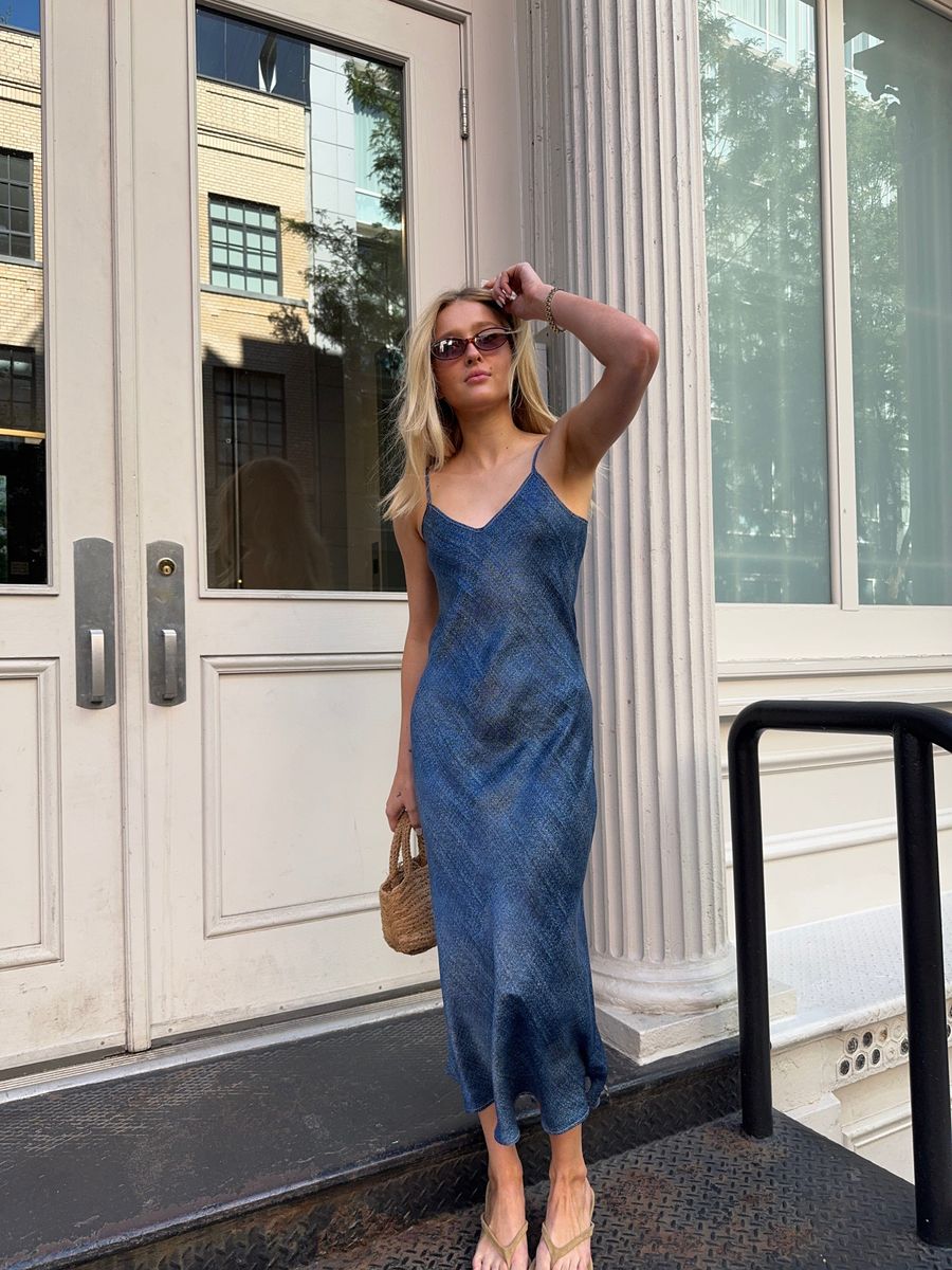 90s Icon V Slip Dress