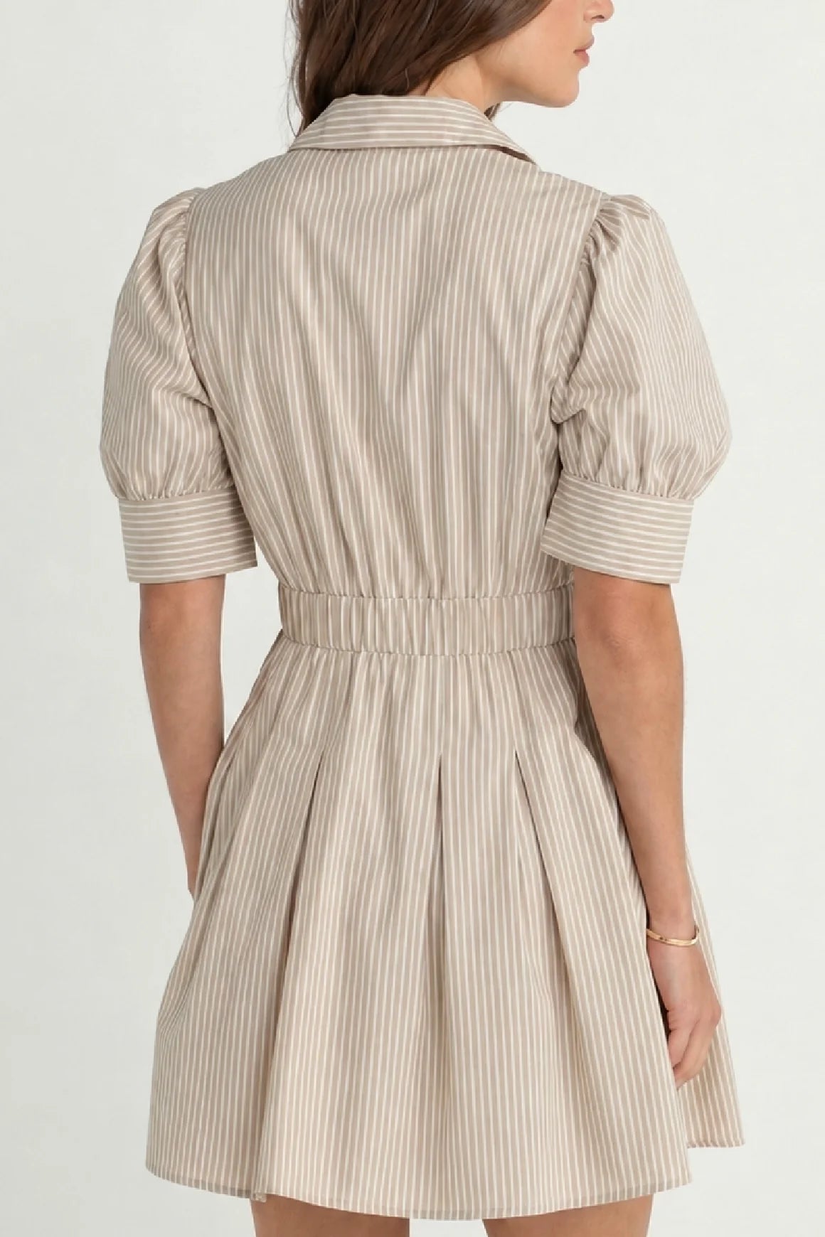 Bridle Ticking Stripe Maisie Dress