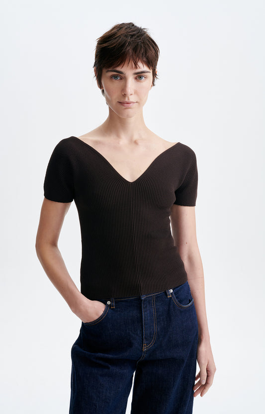Helia Ribbed Top