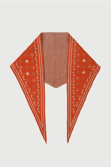 Foulard Knit Triangle Scarf