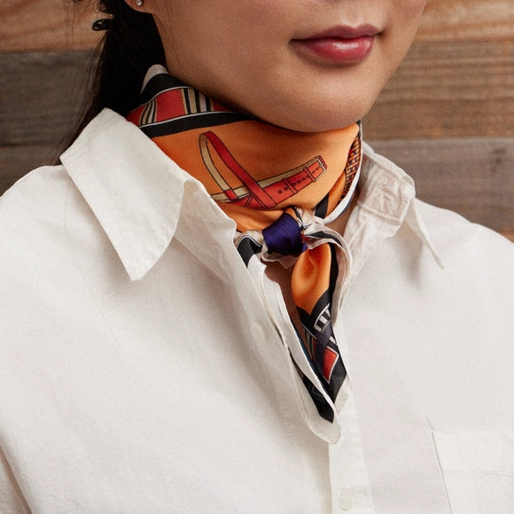 Charlene Silk Square Scarf