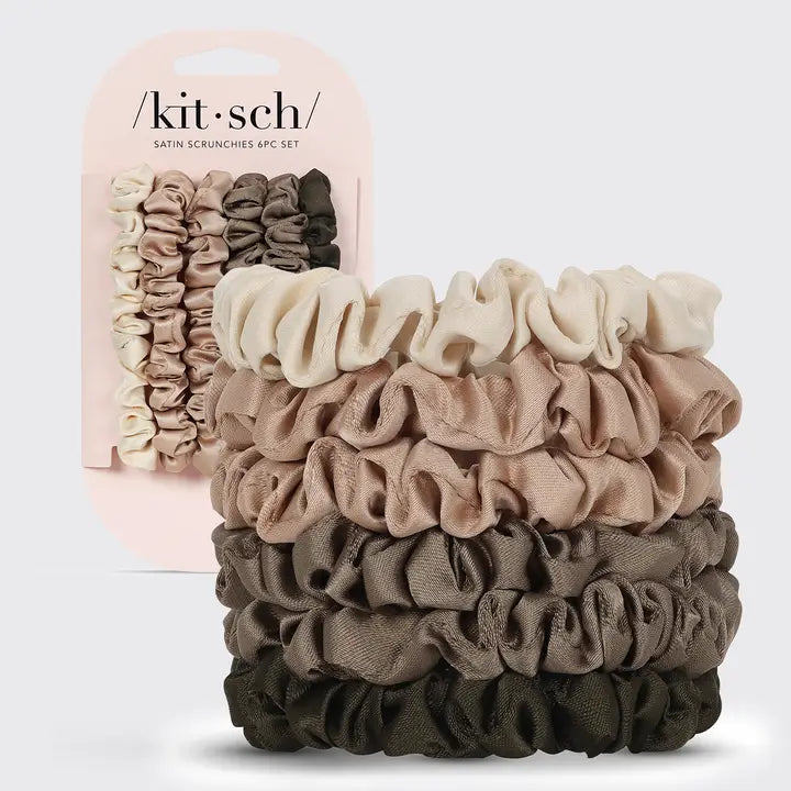 Ultra Petite Satin Scrunchie Set
