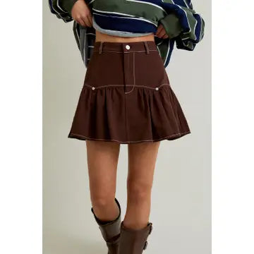 Fit and Flare Mini Skirt