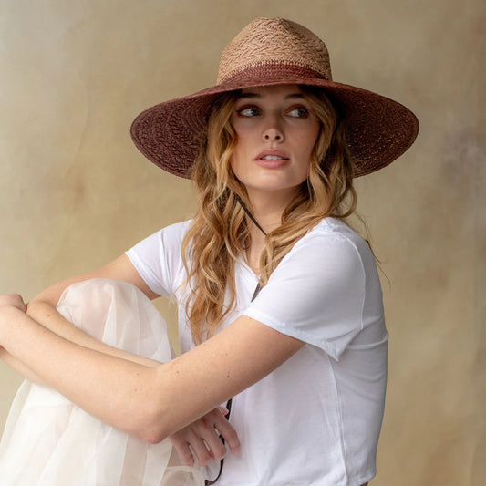 Two Tone Redwood Hat