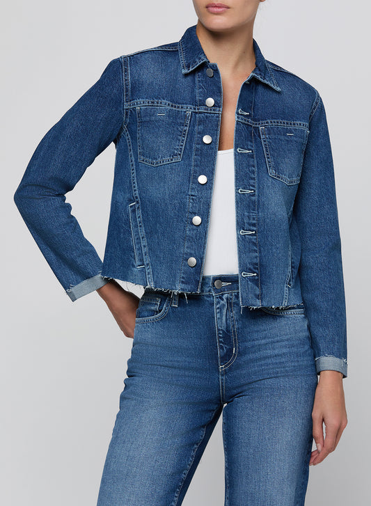 Janelle Slim Raw Jacket