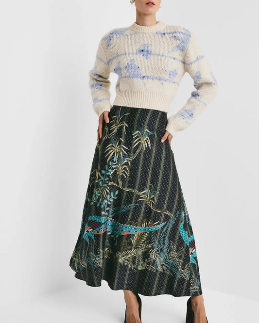 Jacquard Knit Sweater