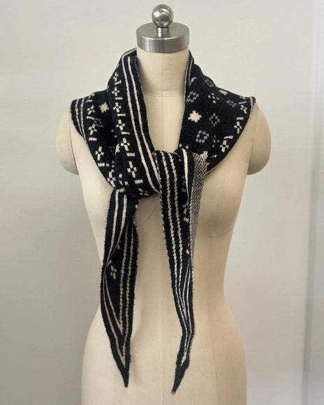 Foulard Knit Triangle Scarf