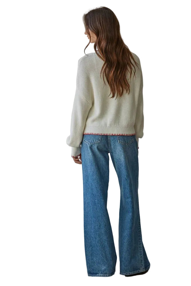 Knit American Flag Pullover