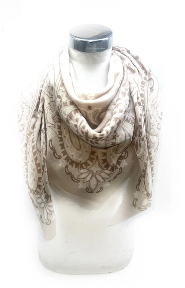 Large Square Scarf Bandana Pattern