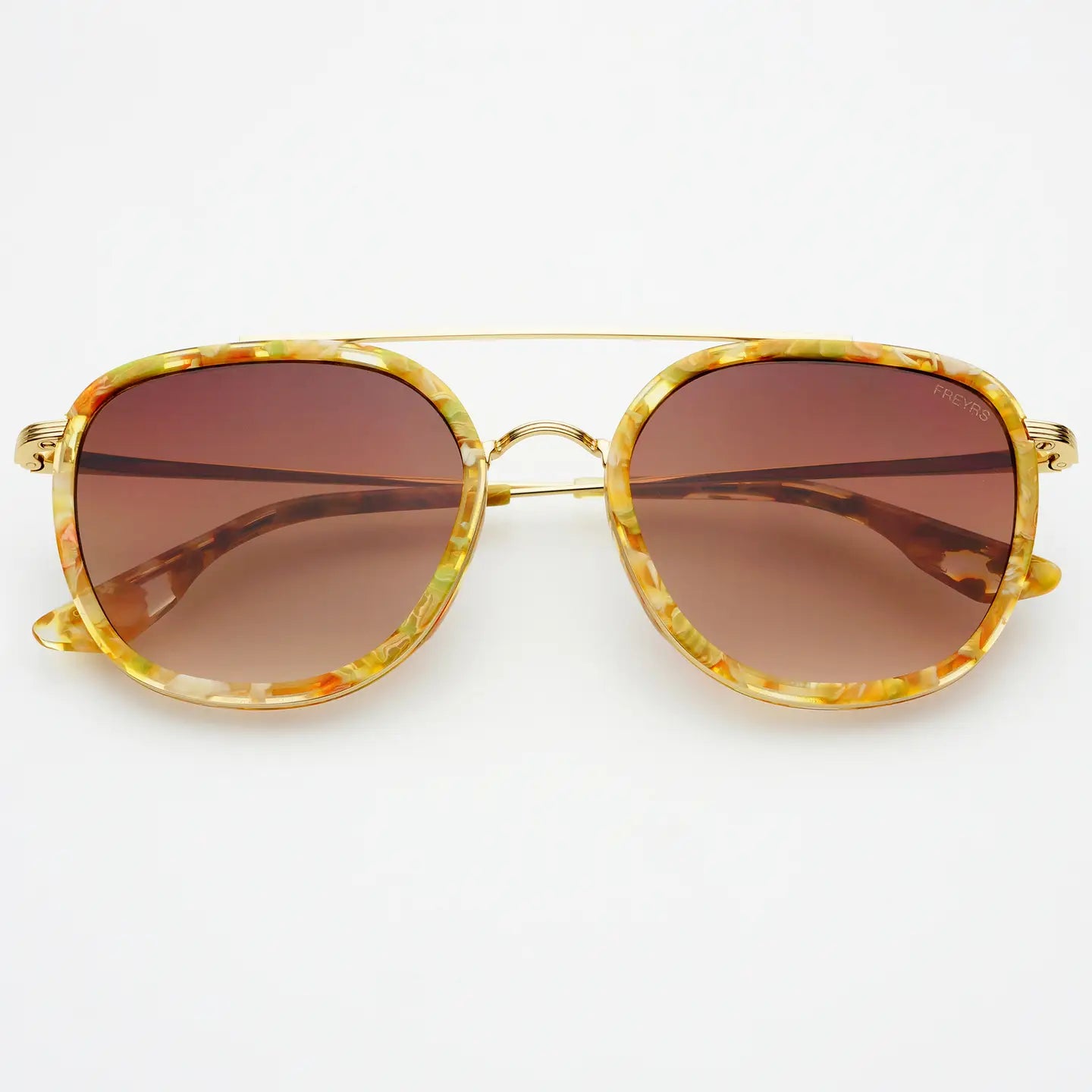 Weston Acetate Round Unisex Sunglasses