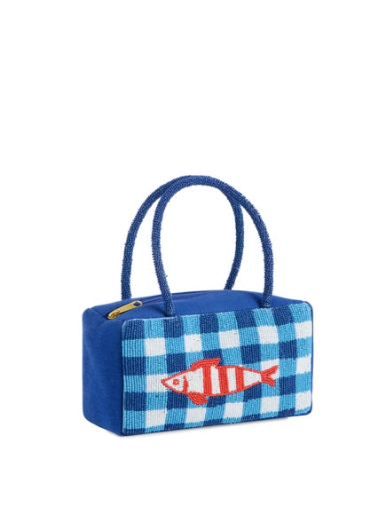 Beaded Fish Mini Bag