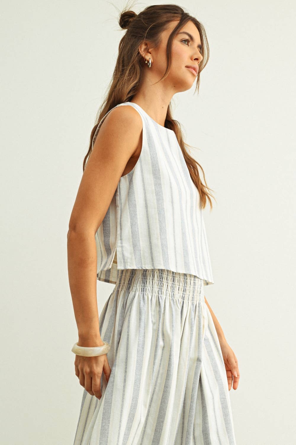 Ellie Striped Crop Top